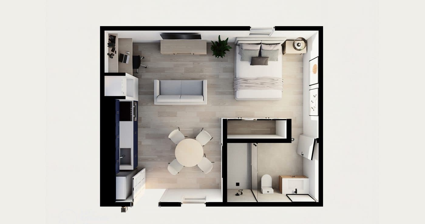 The Nest floor plan